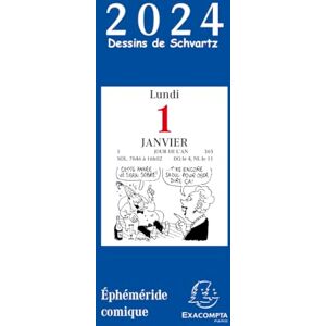 LECAS - 1 Bloc Ephémérides de Bureau Date à Droite - Janvier à