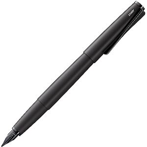 Lamy Studio 067 Stylo plume Taille M F noir all black - Publicité