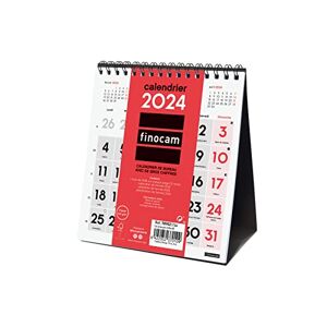 Calendrier magnétique réfrigérateur 2024 neutre avec aimant pour