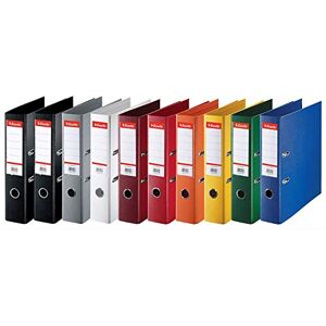 Esselte , Standard, Pack de 10 Classeurs à levier, Assorti classique, Dos 75mm, A4, PP, 624177 - Publicité