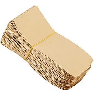 Generic Lot de 50 petites enveloppes autocollantes en papier kraft avec lumière pour petits articles, paquets de rangement pour jardin, bureau ou cadeau de mariage (5,9 x 9,9 cm), 22,7 kg, jaune, taille - Publicité