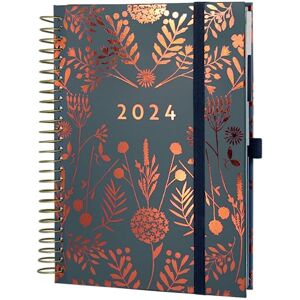 Agenda 2023-2024: Petit Format de Poche,Blanc, Semainier, Mensuel  Calendrier De Janvier 2023 à Décembre 2024 - 24 Mois Organiseur  Planificateur