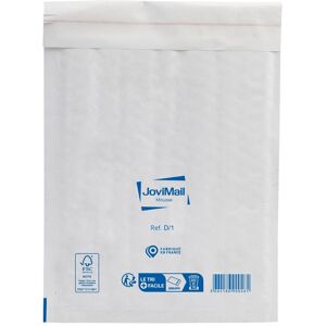 Jovipack Pochette matelassee kraft blanc 180 x 260 mm MailLite 92 g- Carton de 100