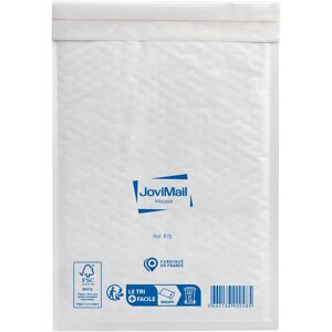 Jovipack Pochette matelassee kraft blanc 270 x 360 mm MailLite 92 g - Carton de 100