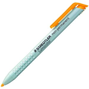 Staedtler Lumocolor non permanent omnichrom 768N, jaune - Lot de 3 Bleu - Publicité