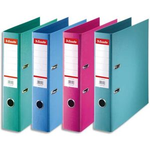 Esselte Classeur à levier Standard, A4, 7,5 cm, PP, assorti de couleurs - Lot de 10 - Publicité