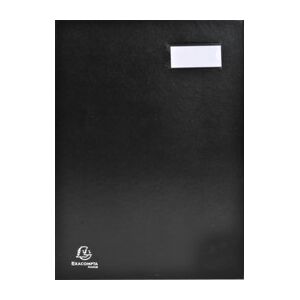 Exacompta Parapheur DIRECTION 18 compartiments couverture plastifiee PVC. Format 24x32cm. Coloris Noir Couleurs assorties