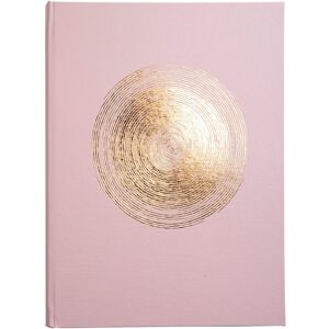 Exacompta Livre d'or 100 pages tranche or Ellipse - Rose Violet