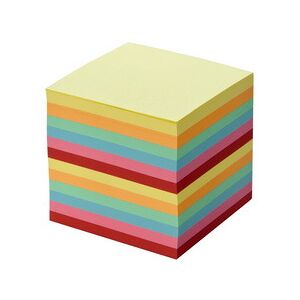 Folia Bloc cube, 90 x 90 mm, 700 feuilles, colore - Lot de 5 Terre cuite