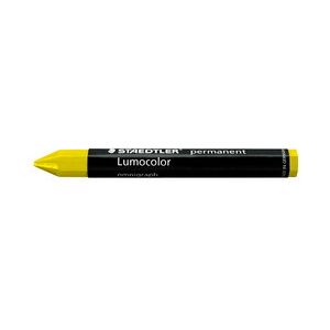 Staedtler Craie Lumocolor permanent omnigraph, jaune - Lot de 12 Bleu translucide - Publicité