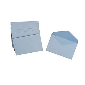 La Couronne Enveloppe élections 90 x 140 mm 70g - Bleu - Lot de 1000 - Publicité