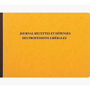 Exacompta Journal de recettes et dépenses des professions libérales, 80 pages, 27 x 38 cm - Publicité