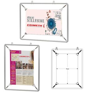 Edimeta Porte-affiches a ressorts Cadro-Fix® B2 (70 x 50 cm)