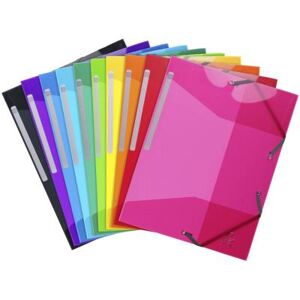 Pochette Exacompta Iderama A4 en polypropylène - 250 feuilles - Coloris assorties - Lot de 10