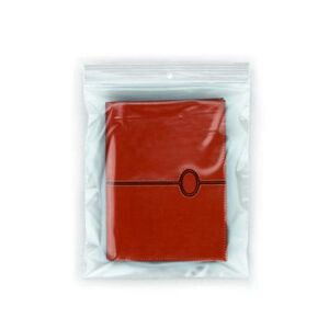 Sachet plastique Raja à fermeture zip - 15 x 18 cm - Epaisseur 50 microns - Transparent (carton 1000 unités) - Publicité