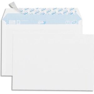 Boîte de 500 enveloppes vélin GPV - Blanc - 80g - C5 162x229mm auto-adhésives