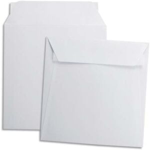 Enveloppes carrées 220 x 220 mm GPV - blanches - 120 g - auto-adhésives - boîte de 500