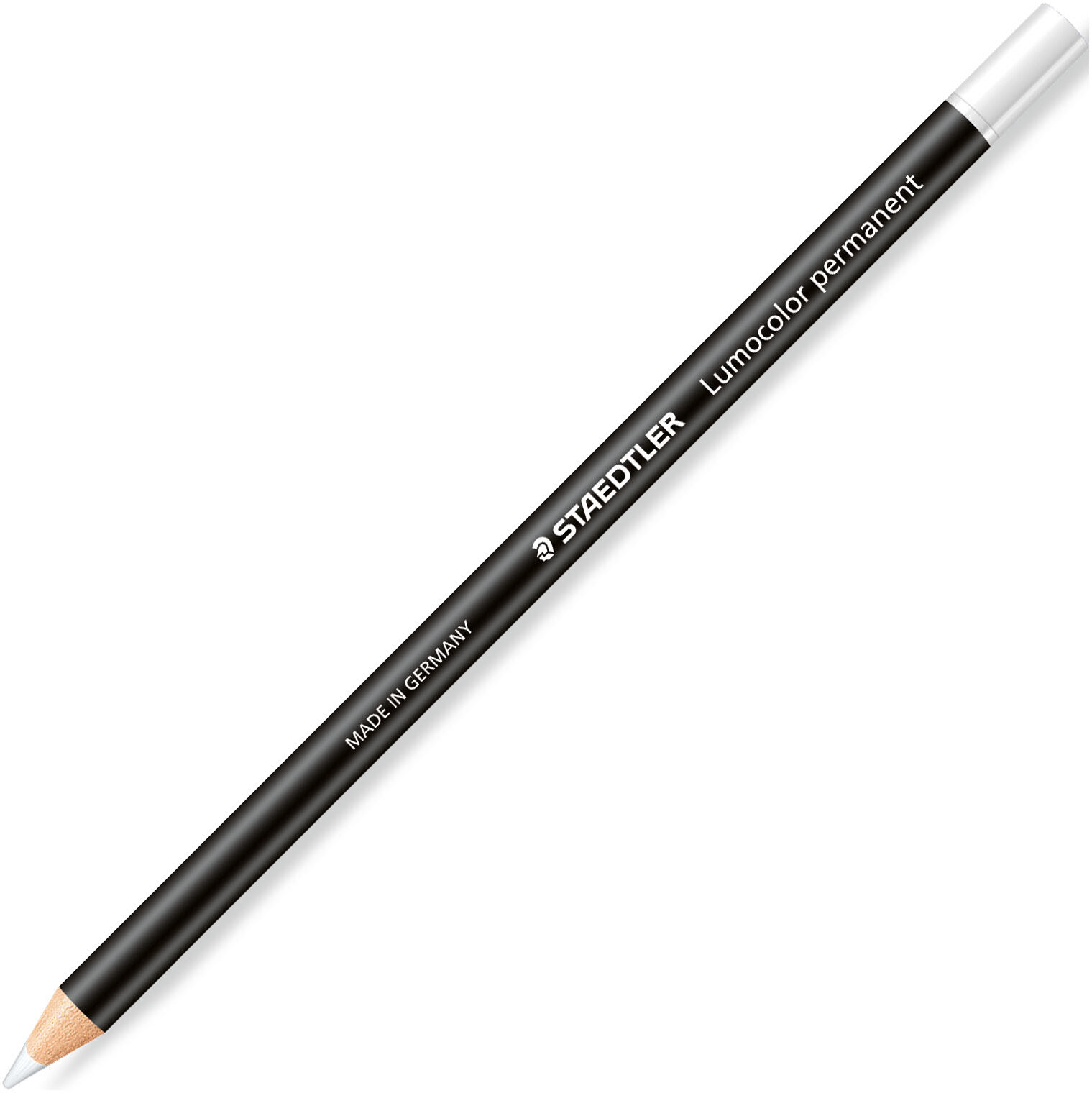 Marqueur permanent Lumocolor® Glasochrom Staedtler - Blanc - Lot de 12