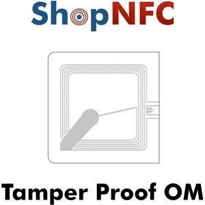 Tag NFC schermati tamper proof NTAG213 45x45mm