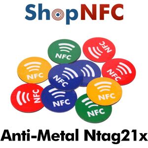 Tag NFC schermati NTAG213/6 con Logo NFC