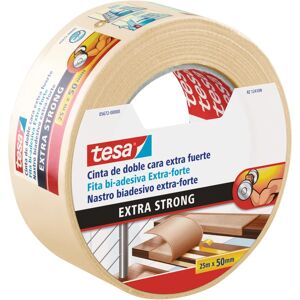 Tesa Nastro adesivo,  Extra Forte, biadesivo per fissaggio, 50 mm, 25 mt