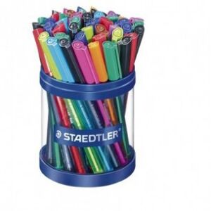 Staedtler Ball 432 - Barattolo da 50 penne in colori assortiti