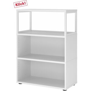 hjh OFFICE PRO FlexWall   Altezza 3 raccoglitori   2 x unità + telaio   con piedini regolabili - Bianco