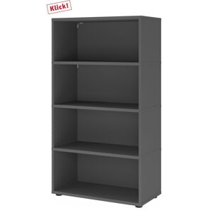 hjh OFFICE PRO FlexWall   Altezza 4 raccoglitori   4 x unità con piedini regolabili - Grafite