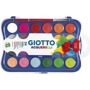 Offertecartucce.com Acquerelli Giotto conf. da 24 colori con pennello