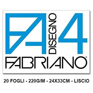 Offertecartucce.com Album da disegno Fabriano F4 liscio 24×33 cm 200g 20 fogli