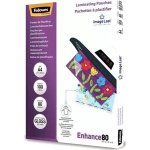 Offertecartucce.com Sacchetto Pouches Fellowes Enhance80 per plastificatrice A4 conf. 100 pz.