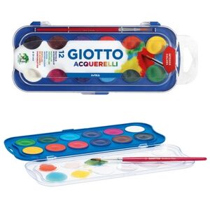 Offertecartucce.com Acquerelli Giotto colori con pennello conf. da 12 colori