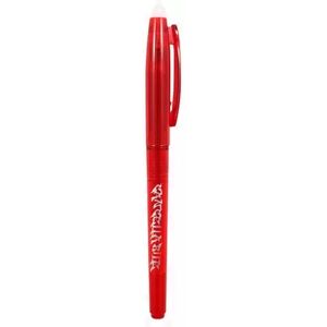 Offertecartucce.com Penna a sfera Sunlux cancellabile rossa antiscivolo ricaricabile 0,7 mm 1 pz.