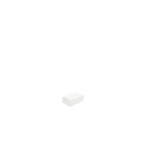 ratioform Scatola di cartoncino teso, 95 x 60 x 33 mm, bianca, 400 g/m², senza finestra