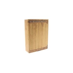 ratioform Scatola regalo per bottiglie, cassa in legno, 3 bottiglie, 360 x 260 x 93 mm