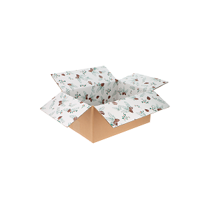 ratioform Scatola americana con stampa interna bianca Christmas, 310 x 215 x 140 mm