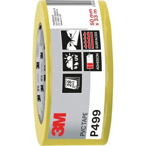 3M NASTRO RIPARAZIONE  P499 50mm x 3 GIALLO IN PVC RESISTE A UV E TEMPERATURE -5/+60° C