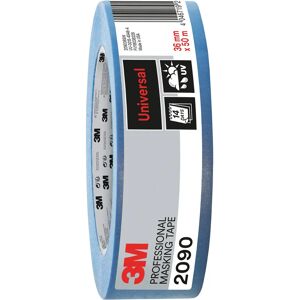 3M NASTRO MASCHERATURA  2090 36mm x 50m BLU WASHI INTERNO ESTERNO SUPERFICI LISCE/POCO RUVIDE