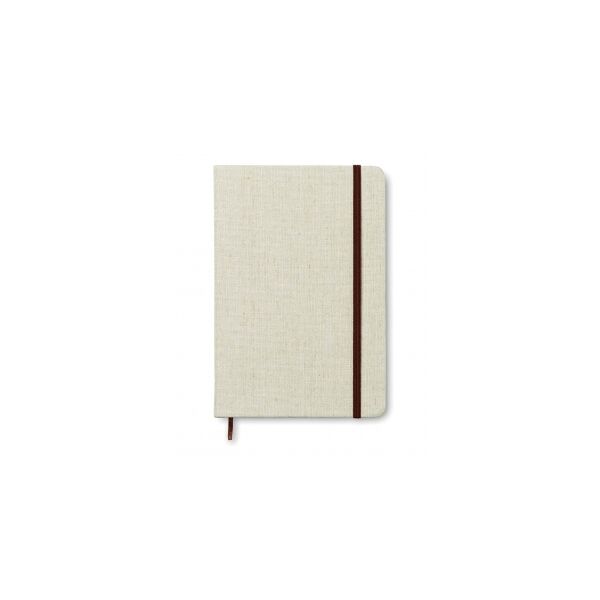 gedshop 1000 notebook con cover in canvas neutro o personalizzato