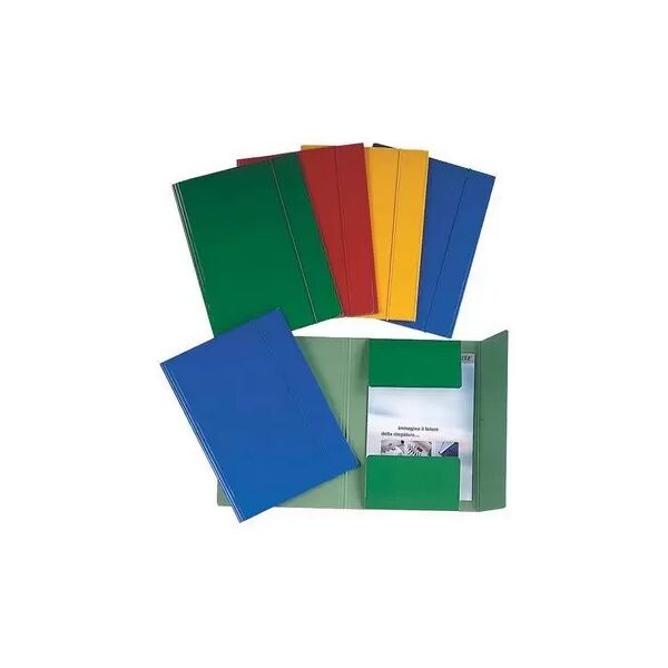 offertecartucce.com cartelle esselte verdi 3 lembi plastificate 25×35 cm conf. 5 pz.