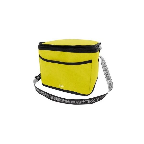 offertecartucce.com borsa termica scatto con tasca frontale 27x19x21 cm gialla