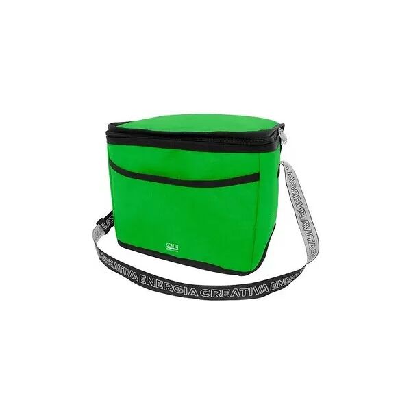 offertecartucce.com borsa termica scatto con tasca frontale 27x19x21 cm verde