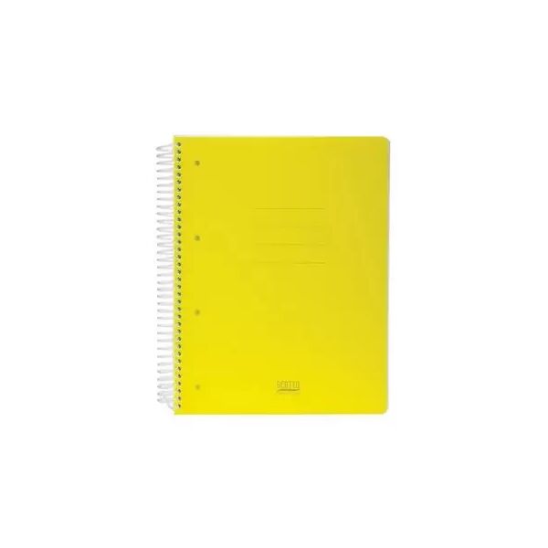 offertecartucce.com quaderno scatto edison formato a4 quadretti 5 mm giallo 1 pz.