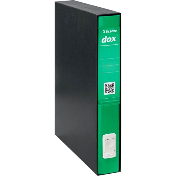 esselte d26514 confezione 8 dox 5 registratore verde - d26514