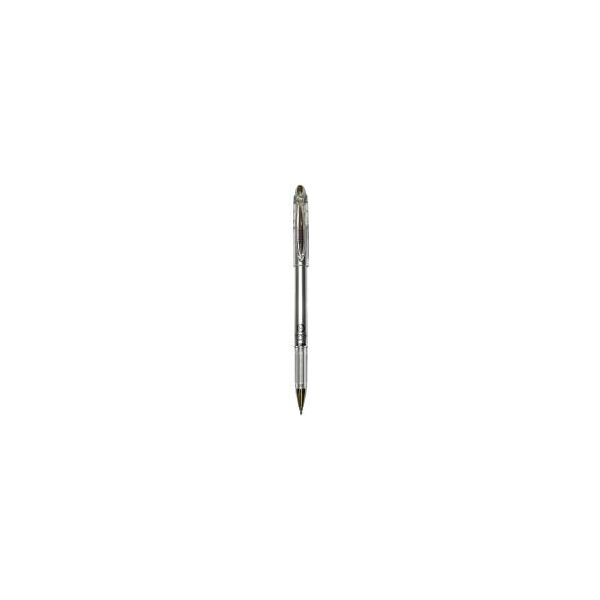 pentel bg208zx slicci metallic penna in gel con cappuccio argento 1 pezzo - bg208zx