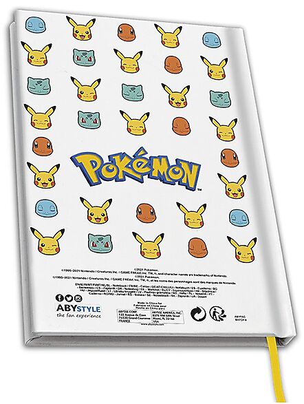 ABYSSE QUADERNO  A5 POKEMON ST