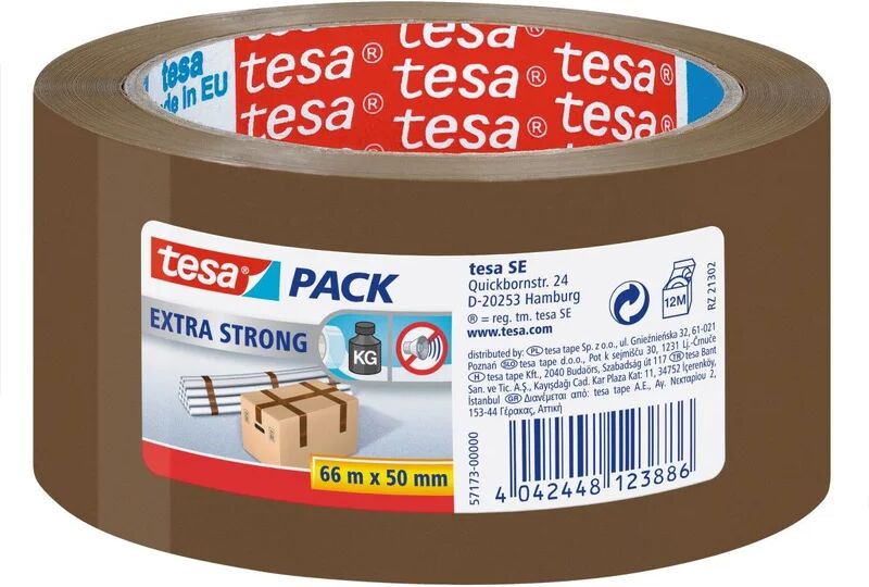 Tesa Nastro adesivo,  Extra Strong avana per imballaggio, 50 mm, 66 mt