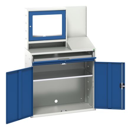 Bott Computer Workstation  Blu/grigio Verticale Acciaio Material, 16928022.11