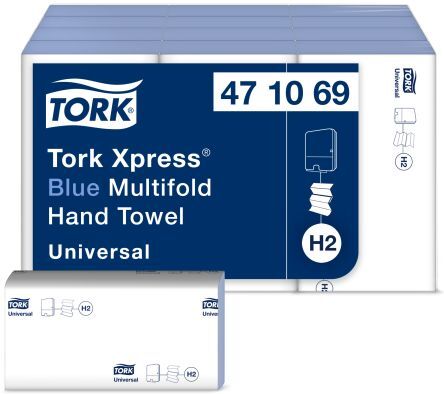 Tork Asciugamani di carta , in , 1 strato, 250 fogli da 85 x 213mm, 471069