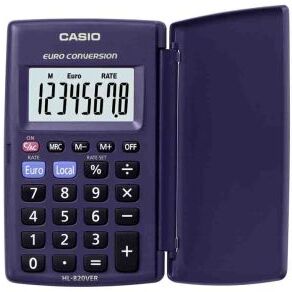 Casio Calcolatrice Finanziario  -SK-UP 8 cifre, HL-820VER